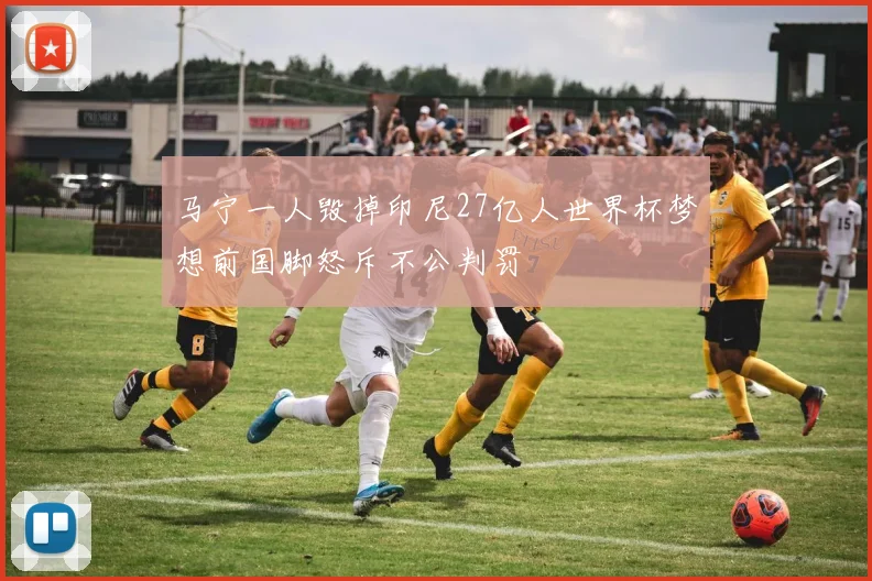马宁一人毁掉印尼27亿人世界杯梦想前国脚怒斥不公判罚
